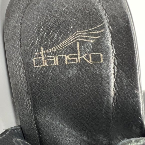 Dansko Jacinda Wedge Sandal Platform Medium High Heel Leather Comfortable Light - Picture 5 of 11